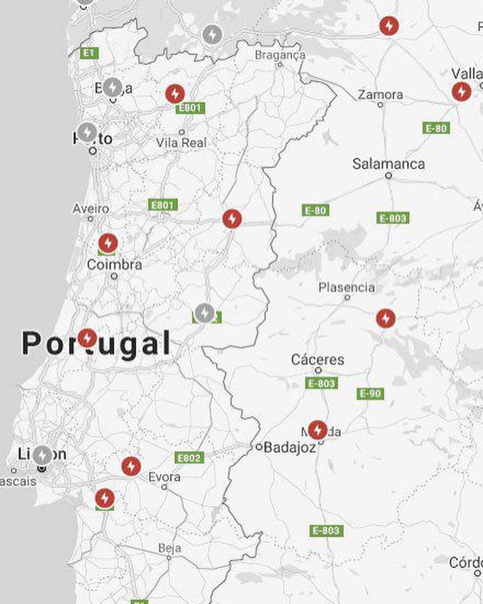 richardslopes83's tweet photo. Sad times here in Portugal🇵🇹
Dispute between Mobie and @Tesla pushed out newest Superchargers built and ready to open, from Superchargers map.
This is a clear regression sign in EV mobility
@elonmusk the lobby here is strong but we won’t fall
@Alandbru @alex_avoigt @mortenlund89 https://t.co/0Z0suBdarM