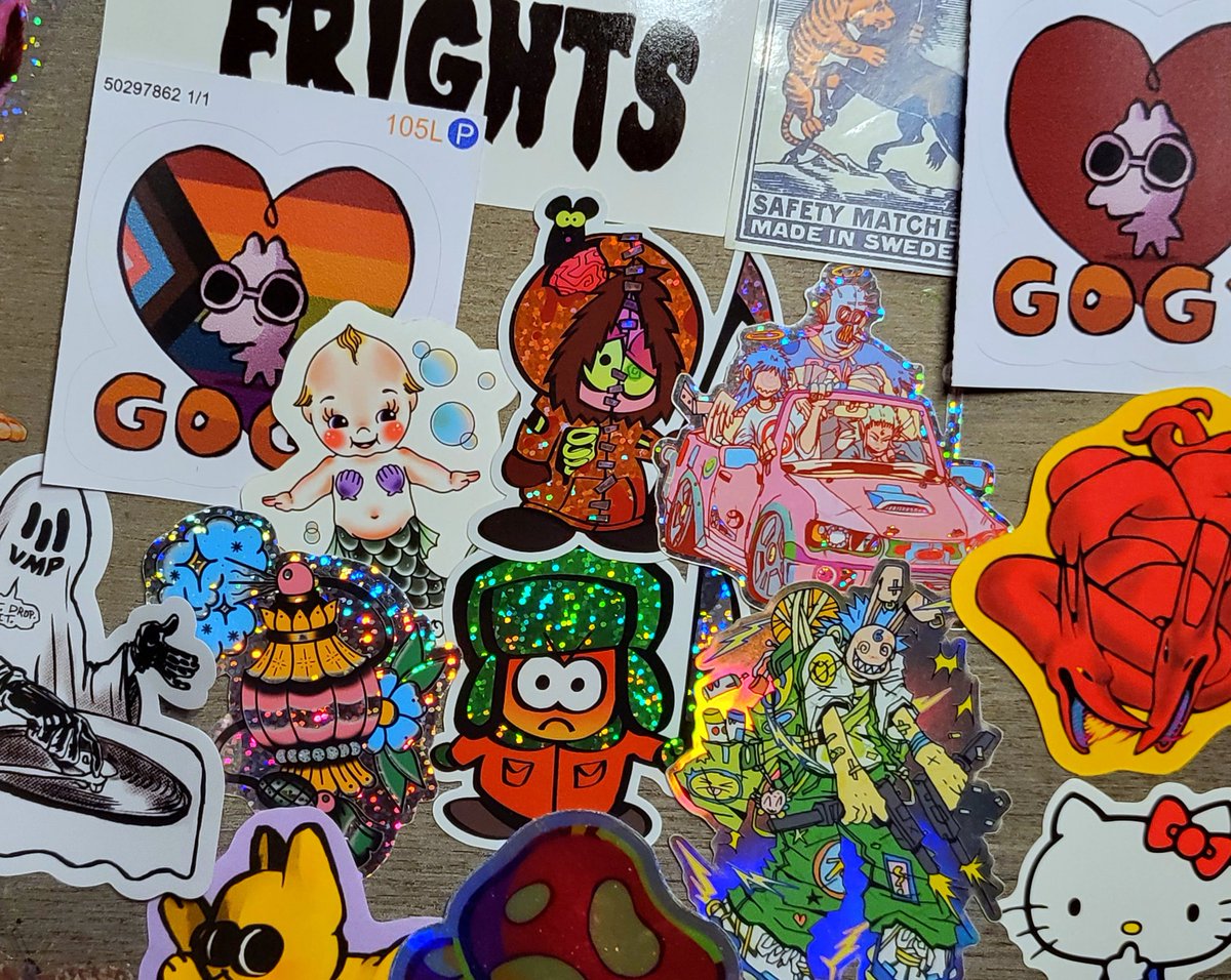 I love collecting stickers and not using them :D 
