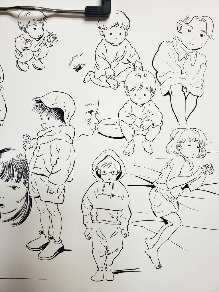 寝る前のらくがき 