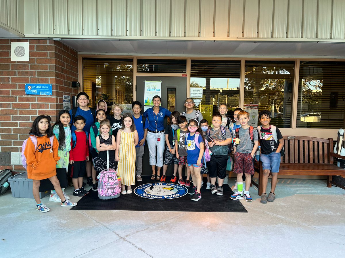Pelican Pride! Loving our new front door welcome mat!! ❤️<a href="/collierschools/">Collier County Public Schools</a>