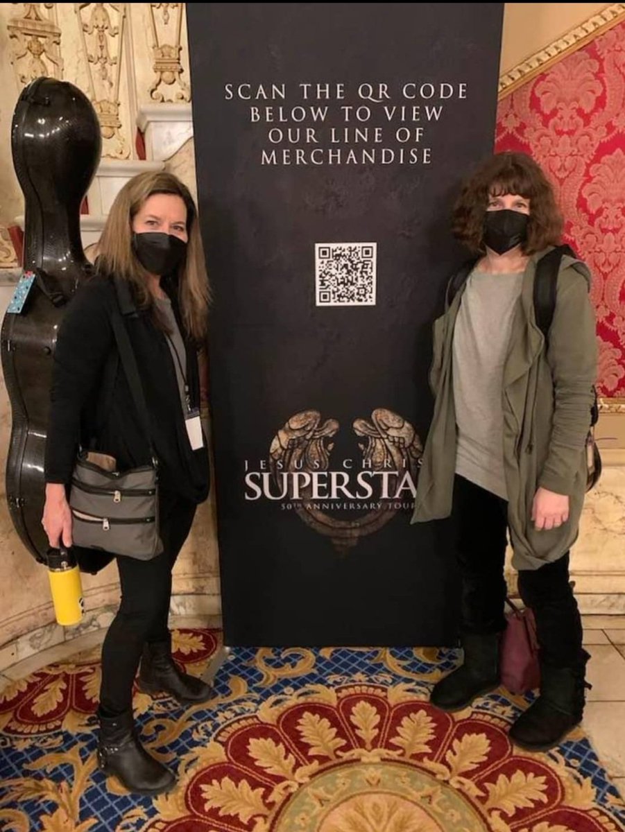 See what a little faith can do! A snowstorm in the middle of a pandemic are only slight inconveniences for cellist Julie King and violinist Leah Burtnet performing in the string orchestra for Jesus Christ Superstar now playing at <a href="/playhousesquare/">Playhouse Square</a>. Brava Ladies! #UnionStrong