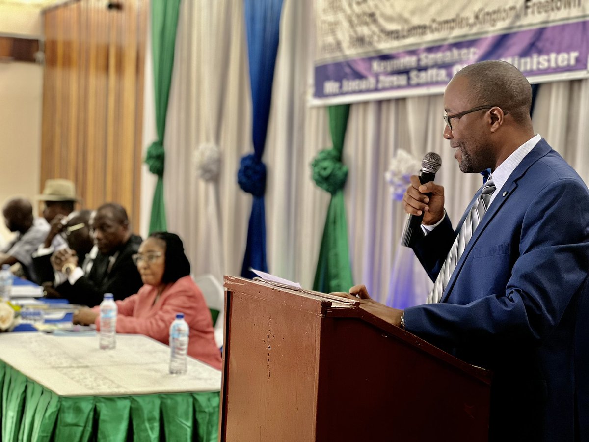 moped2025's tweet photo. “As a speaker at the @NACCED_SL #PartnershipConference on Thursday, I emphasized the effective role the media plays in contributing to behavior change, reaching a wider audience & advocating for development. @moped2022 is firmly convinced & aware of this critical role”-@kaikaifm https://t.co/xCrGfheFGK