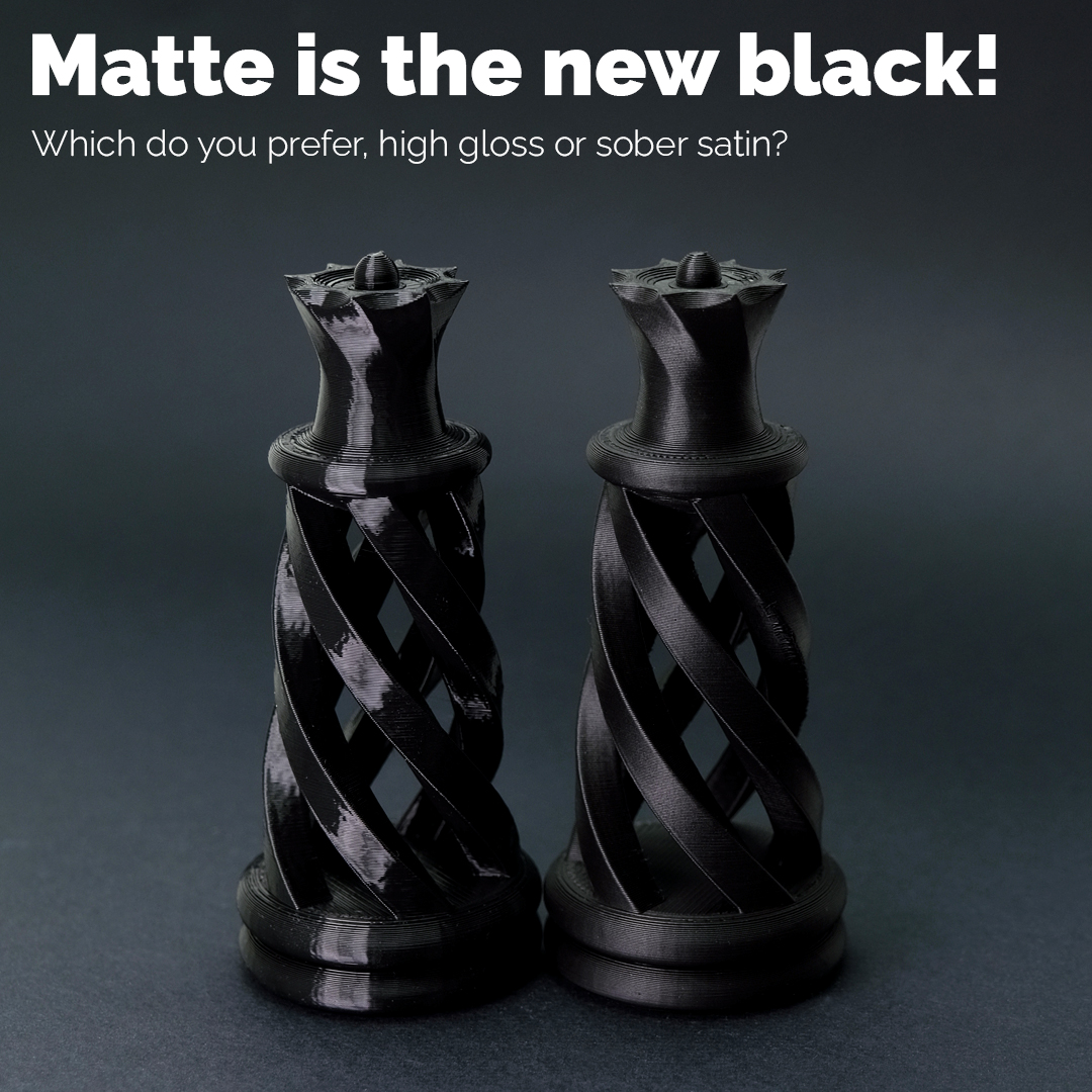 Teaser time!

What do you prefer, glossy or matt? 🤔 Let us know in the comments below ✔️

Stay tuned for new filaments soon!

#addnorth #addnorth3d #filament #3dprinting   #3dfilament #sweden #swedish #additivemanufaturing #rapidprototyping #prototype #madeinsweden #instock