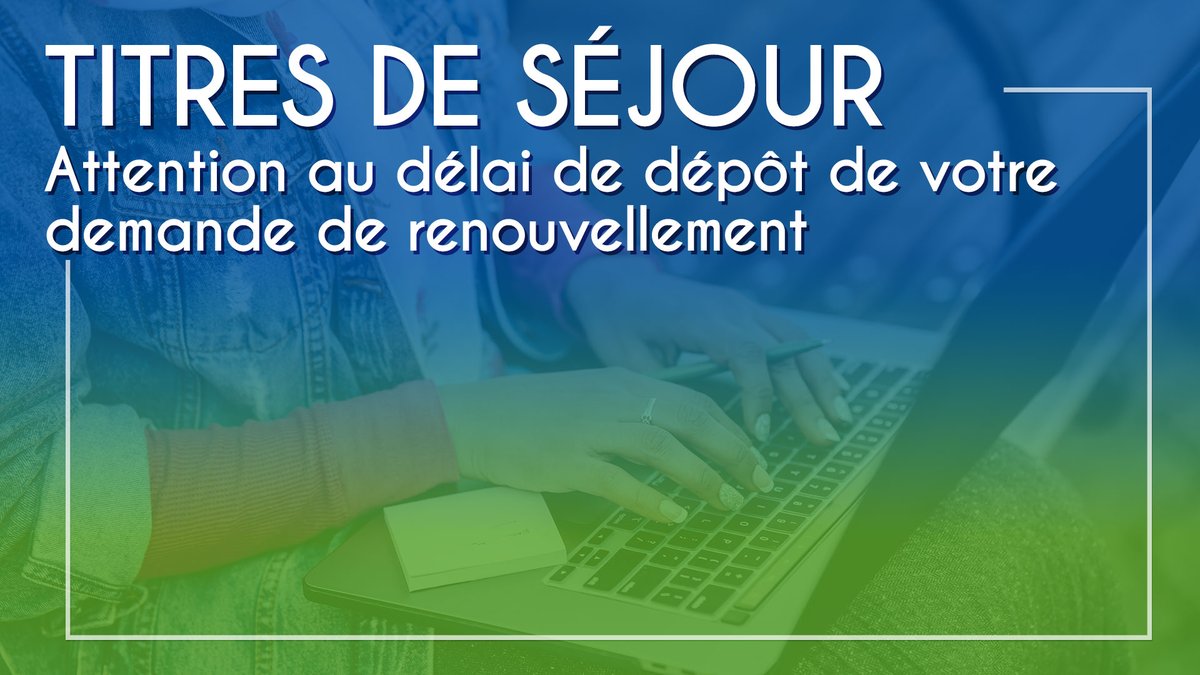 CMIRennes's tweet photo. 🇬🇧 Your application for a resident permit renewal must be submitted between 4 and 2 months before your current title expires.

Since processing time can vary, the CMI staff advises you to submit your request as soon as possible ⏱. 

📍More info: https://t.co/Vjkf9brHJf https://t.co/9PxiLmKY8W