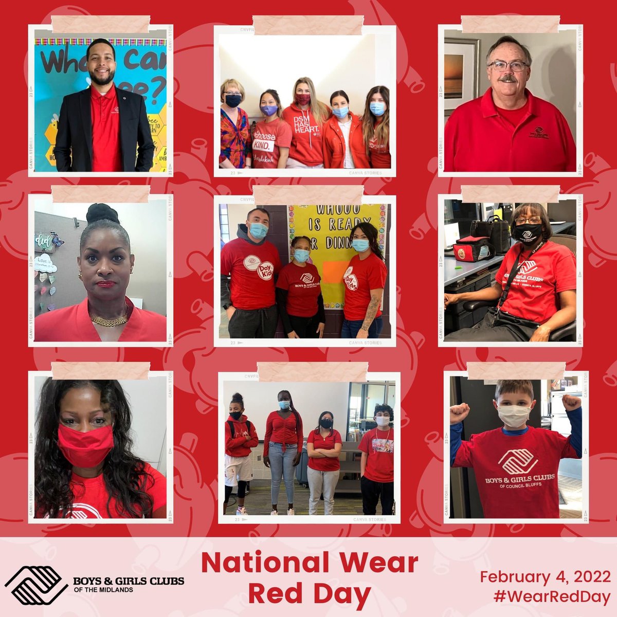 Boys & Girls Clubs of the Midlands (@bgcm) on Twitter photo It's #WearRedDay! π Boys & Girls Clubs of the Midlands is proud to support this annual effort by the American Heart Association. This day is meant to increase awareness for heart health, especially for women.
#GoRedForWomen #hearthealth #GoRedNE It's #WearRedDay! π Boys & Girls Clubs of the Midlands is proud to support this annual effort by the American Heart Association. This day is meant to increase awareness for heart health, especially for women.
#GoRedForWomen #hearthealth #GoRedNE