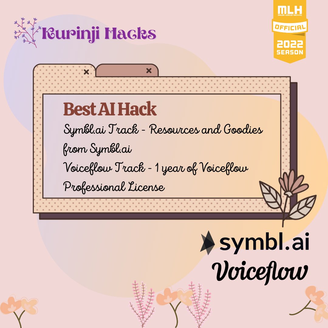KurinjiHacks's tweet image. Prize Reveal 😍
Win cool prizes at Kurinji Hacks by building cool projects ☺️
Register soon 🥳
Application Deadline: 7th Feb 2022 🗓
🌟 Register here: bit.ly/kh_hacker
🗓 When: Feb 11-13 2022
🌏 Website: lnkd.in/g5u7cdXS
#KurinjiHacks #womenwhocode #WomxnInSTEM