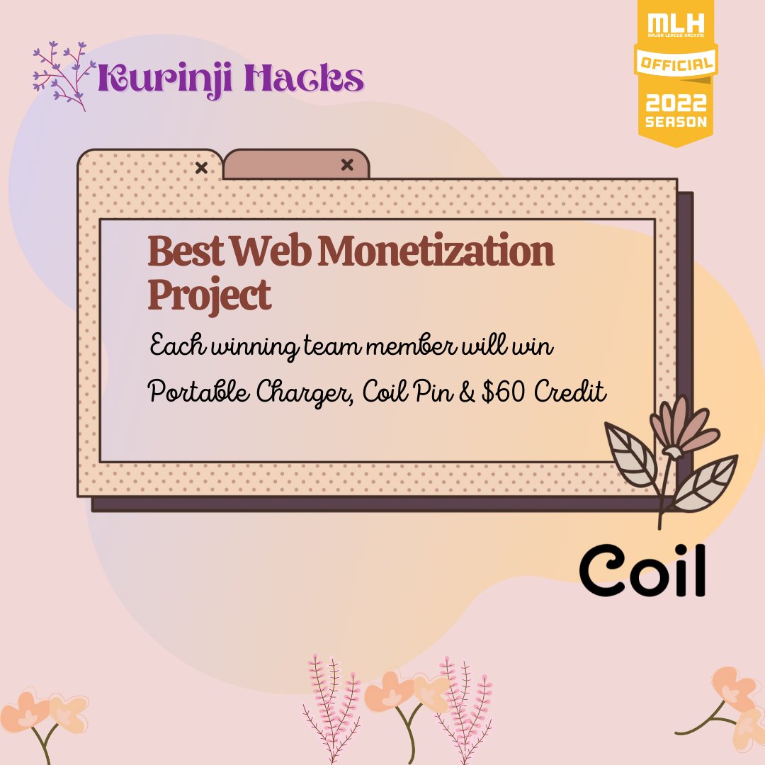 KurinjiHacks's tweet image. Prize Reveal 😍
Win cool prizes at Kurinji Hacks by building cool projects ☺️
Register soon 🥳
Application Deadline: 7th Feb 2022 🗓
🌟 Register here: bit.ly/kh_hacker
🗓 When: Feb 11-13 2022
🌏 Website: lnkd.in/g5u7cdXS
#KurinjiHacks #womenwhocode #WomxnInSTEM