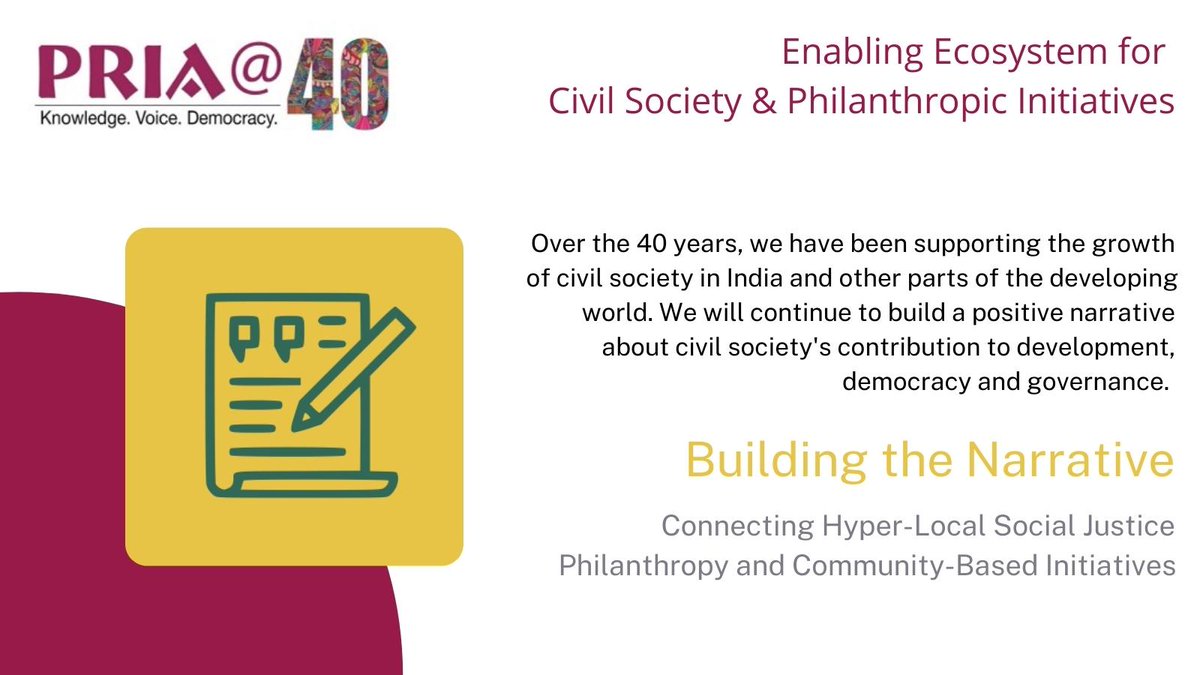PRIA Civil Society Program (@pria_cs_program) on Twitter photo 