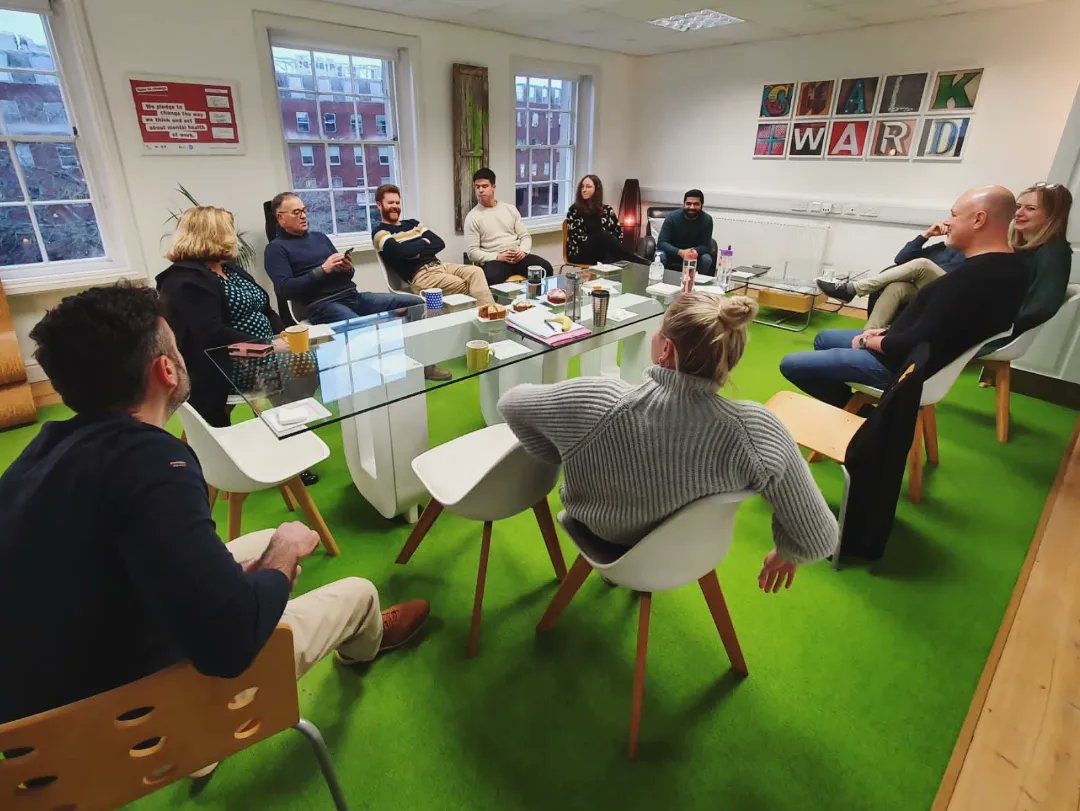 Team Chalk + Ward took some time out yesterday for tea, cake and a catch up to recognise Time to Talk Day and share how we like to destress. #timetotalkday
#mentalhealthawareness