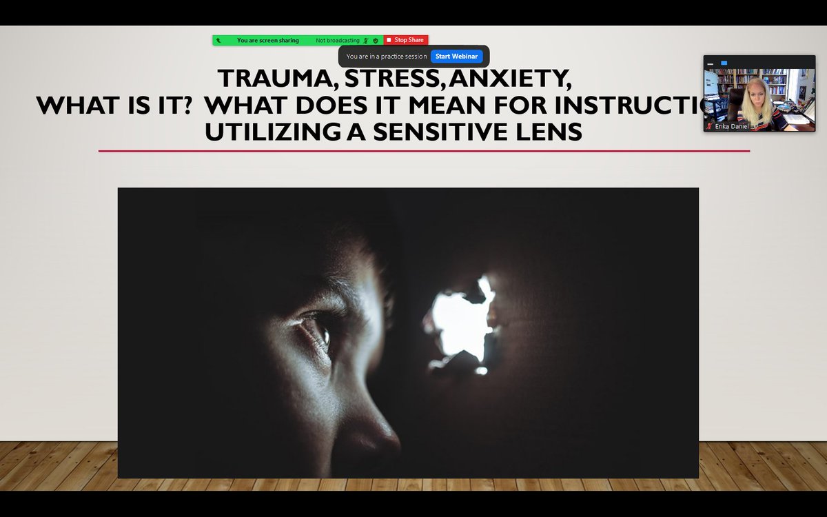 Even over a webinar, I enjoyed presenting to NNPS educators last Friday's PD on trauma, stress, and the lens to use in instruction.  I am reenergized &amp; enjoyed the interactive audience.   We've got this NNPS!   #relationships #educatorscare <a href="/StudentAdvNNPS/">NNPS Student Advancement</a> @MmUpenn16 <a href="/RhettAngela/">Angela Rhett</a>
