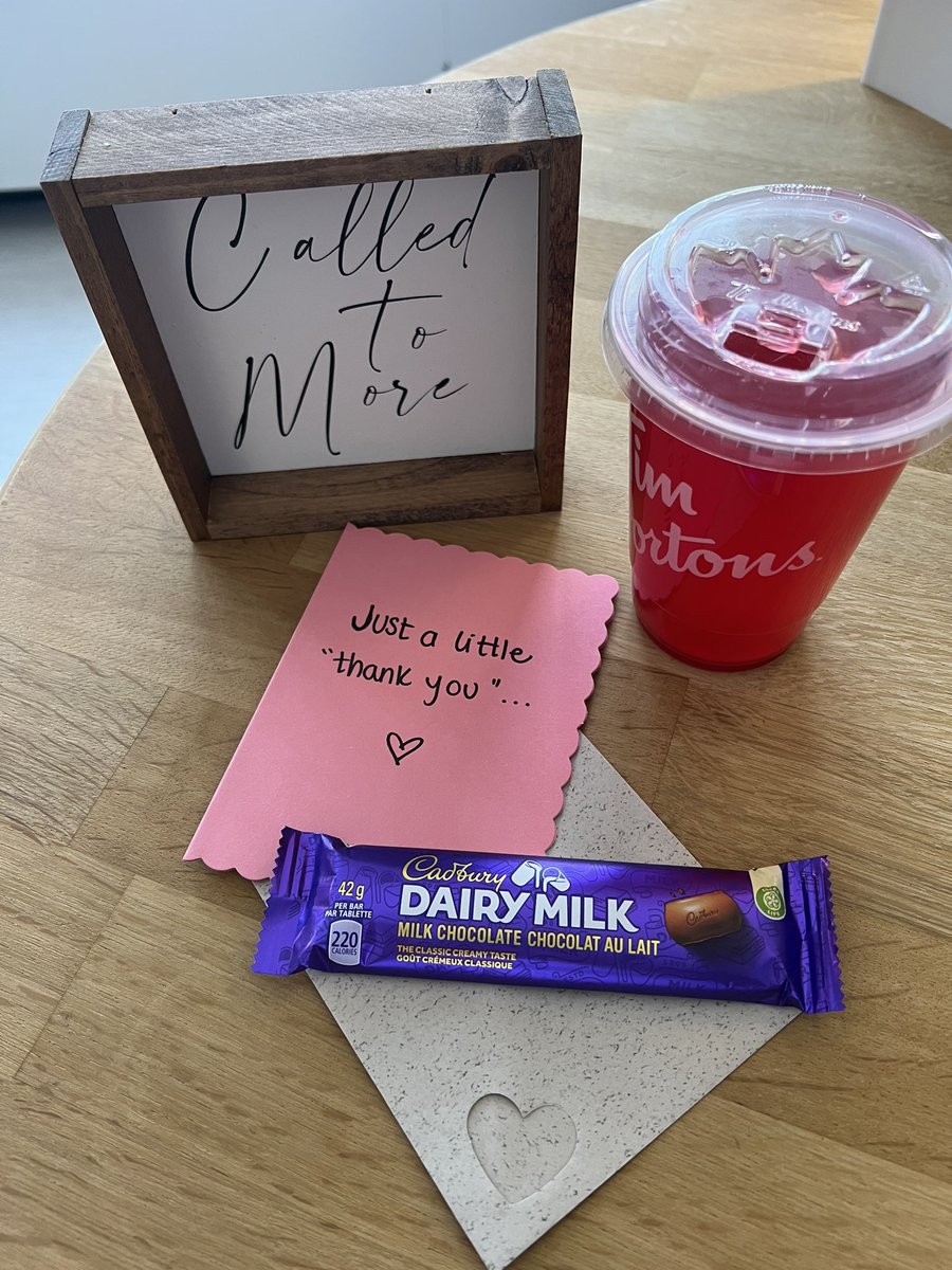 It’s the little things! #Grateful #amazingstaff #brightenmyday