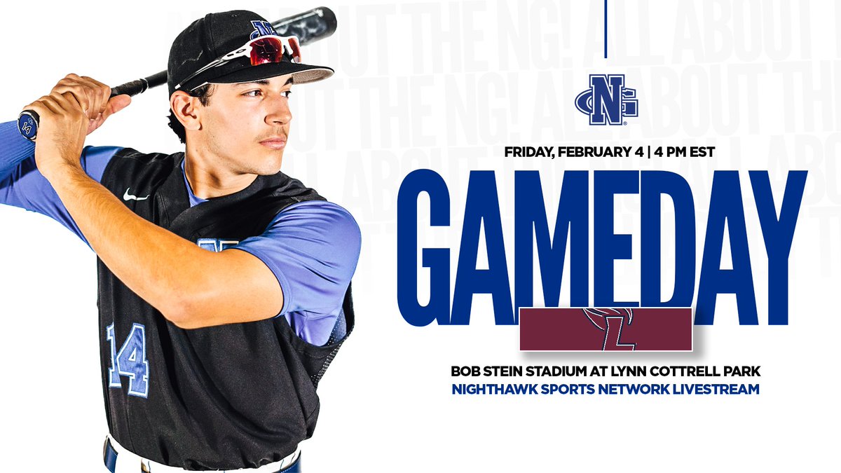 It's time to get to WORK😤 #HawkEm #ItsAllAboutTheNG

🆚: <a href="/LeeUBaseball/">Lee Flames Baseball</a>
📍: Bob Stein Stadium
⏰: 4:00 PM
🎟: ungathletics.com/tickets
📺: pbcsportsnetwork.com/northgeorgia/
📊: ungathletics.com/sidearmstats/b…