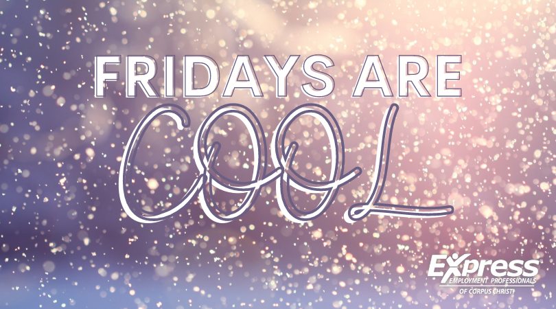 Stay cool! But not too cool...

Have a great weekend!

#ExpressCC #winterweather #FridayFeeling