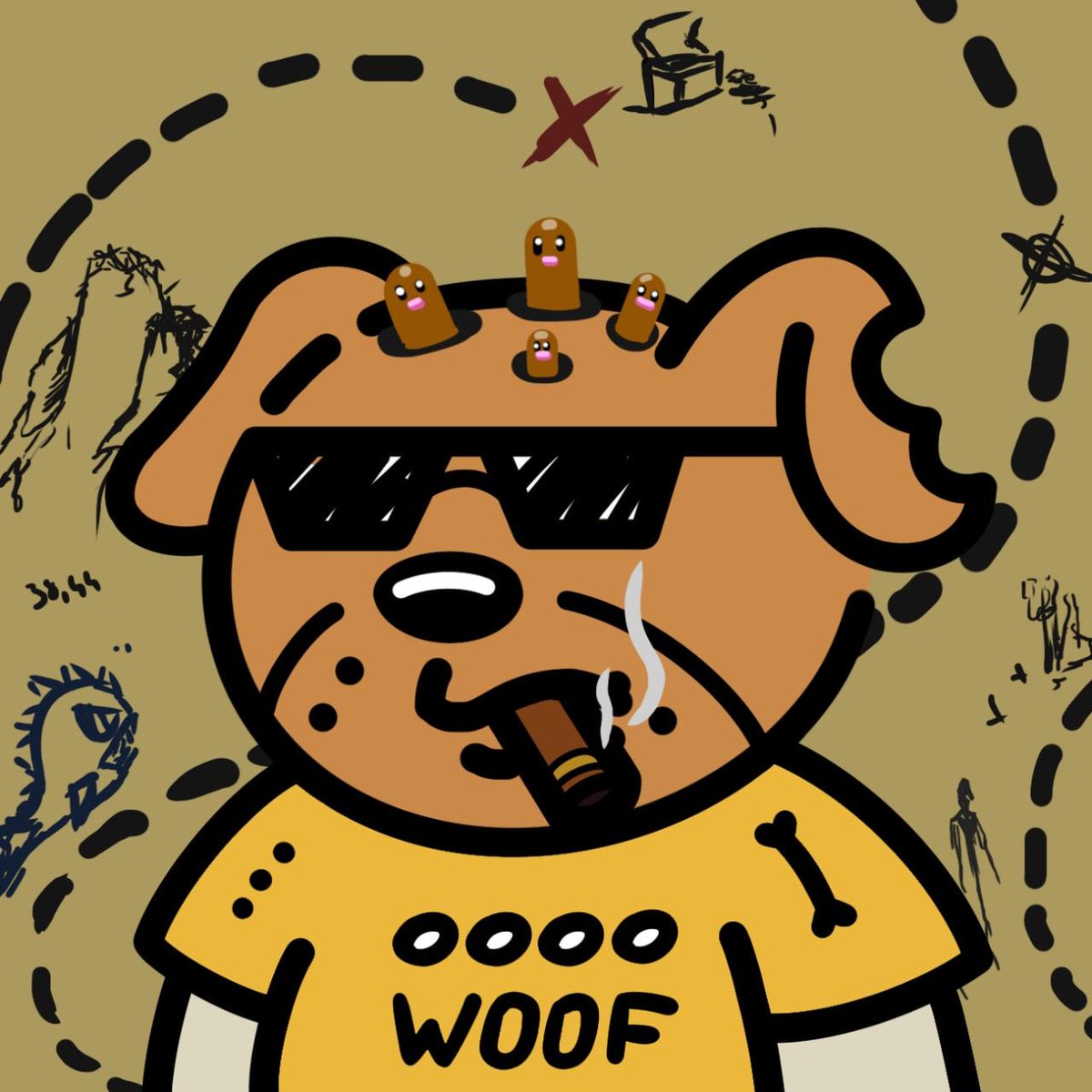 GM #uncooldogs It's time to Woof! 🐶

#nftart