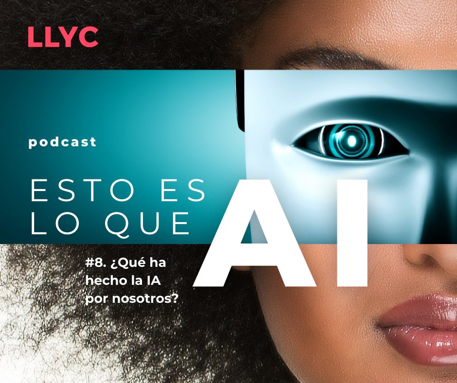 ¿Qué ha hecho la #IA por nosotros? ¿Cuáles son las aplicaciones de la IA que podemos ver y tocar en nuestro día a día? ¿Cómo nos cambia la vida realmente?

Audífono Lo hablamos en el último episodio de esta temporada #EstoEsLoQueAI #podcast ¡Escúchalo! ow.ly/IryV103nrci