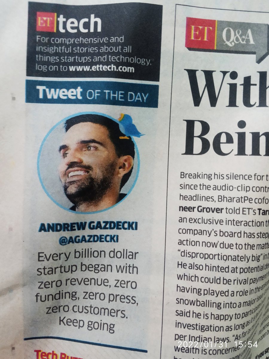 Every startup begins at zero.