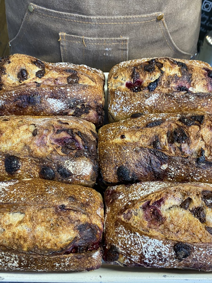 lovinglyartisan's tweet photo. Ready for the weekend? Get weekend ready with our NEW Raspberry Ripple &amp; Chocolate Sourdough it’s an absolute taste sensation! Delicious with a weekend vibe… https://t.co/Hci91SpkAo