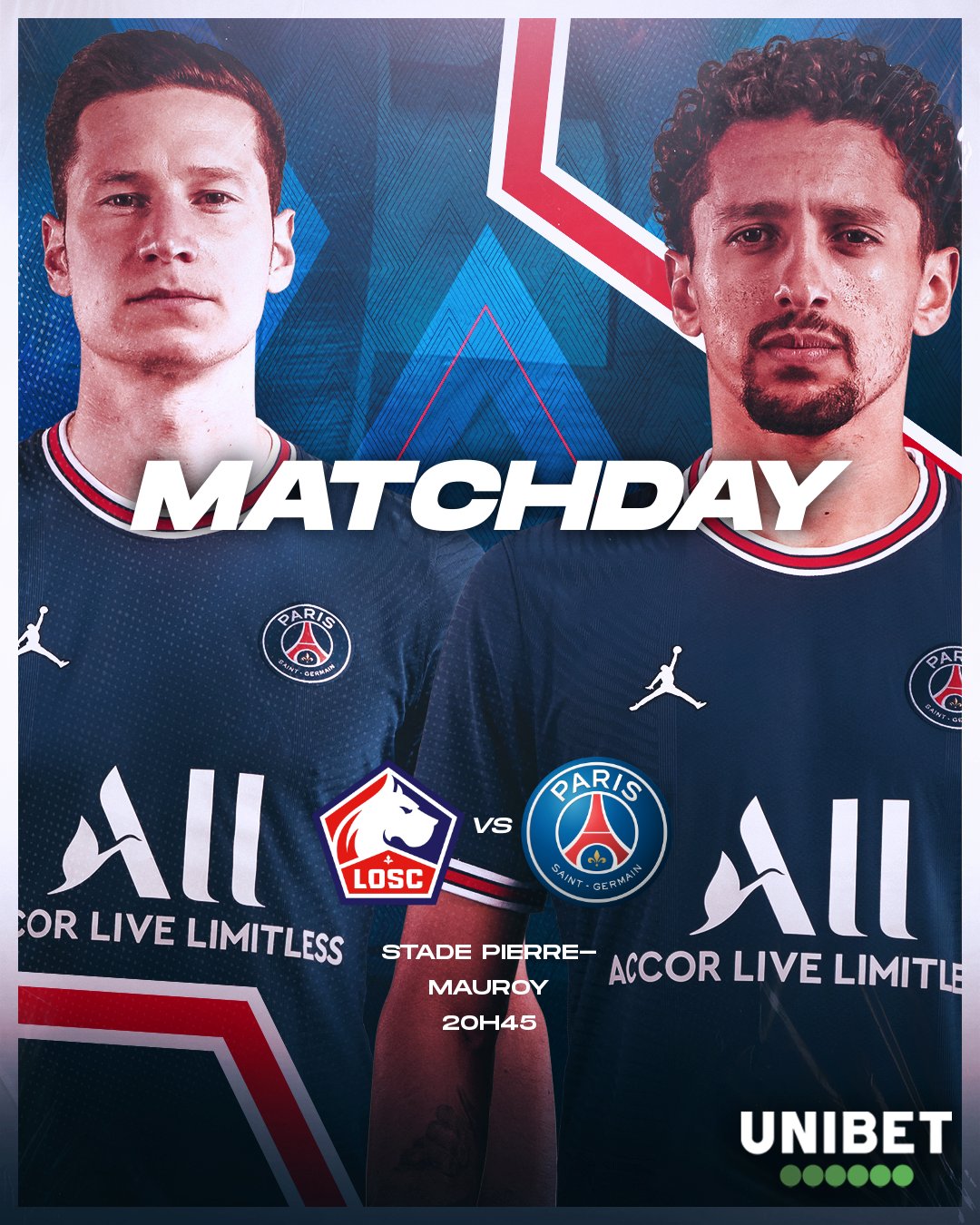 PSG Sosyal Medya Ekibi tarafından Hazırlanmış Lille Maçı Görseli