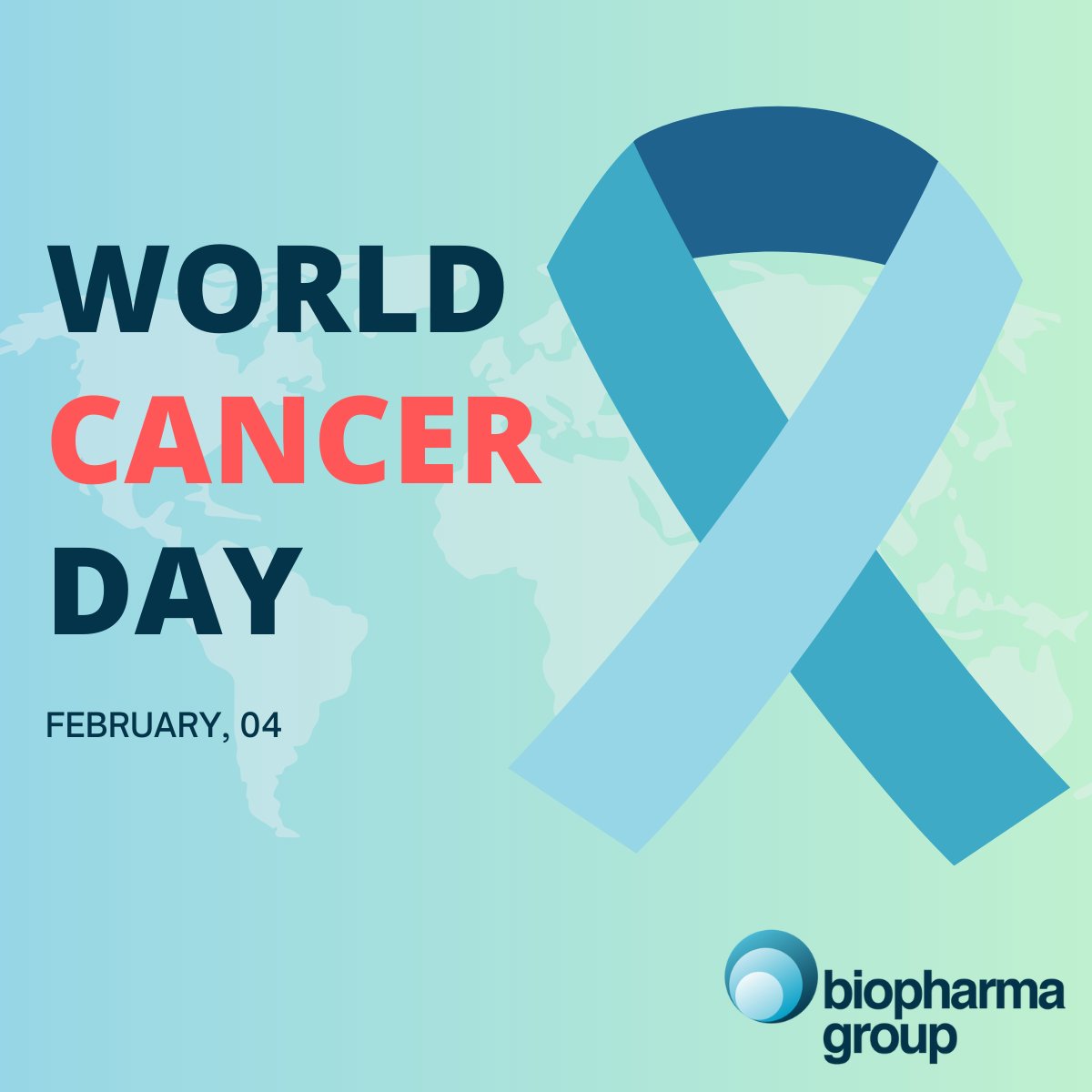 BiopharmaGroup's tweet photo. February 4th is World Cancer Day.
We like to show our support to all those fighting cancer whether it is personally or those in research working hard to combat the disease.
#WorldCancerDay #ShowSupport #Survivors #CancerResearch #FightCancer #ResearchandDevelopement https://t.co/bkCAF3bNAb