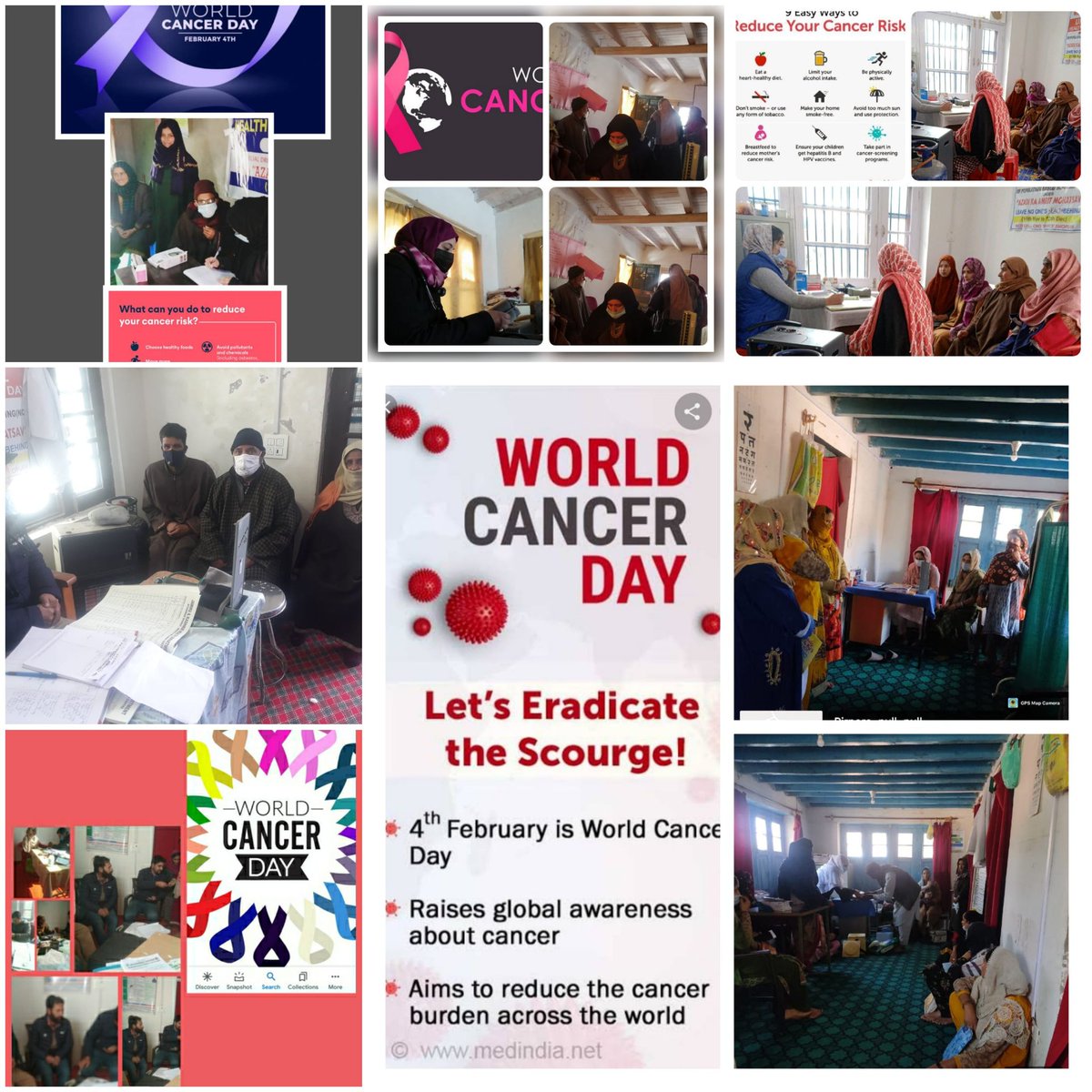 World Cancer Day Observed in all HWCs of District Shopian on 04 February 2022. <a href="/yasinc_ias/">Yasin M. Choudhary</a> @DhskKashmir <a href="/DhskNhm/">NCD, NHM, Kashmir Division</a>