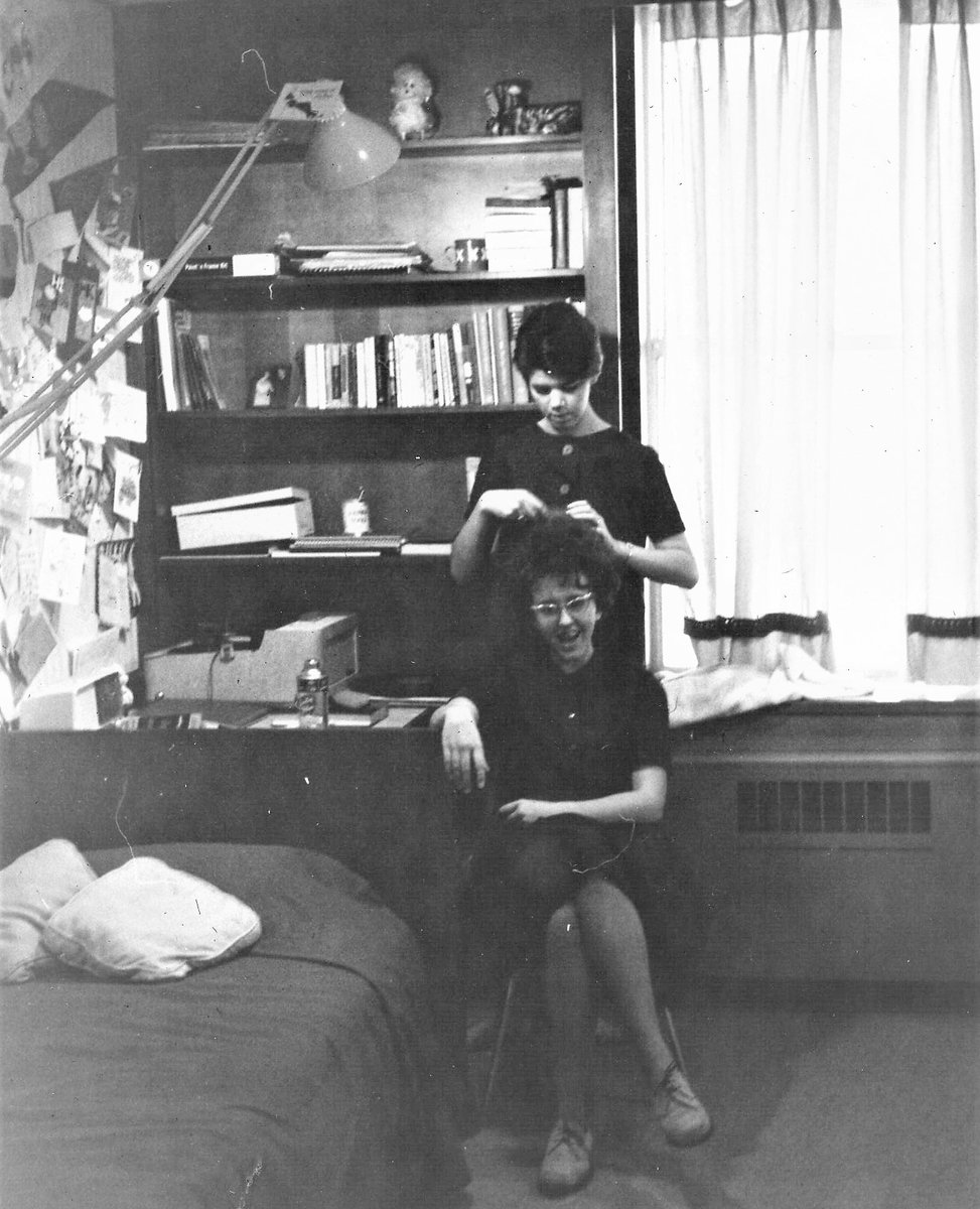 The #ArchivesHashtagParty for February is #ArchivesBFF celebrating friendships of all kinds. And who’s a better BFF than your college roommate? The Patricia Vallentine photo album documents life in Clemson’s first women’s dorm (now Mauldin Hall) in its early years 1963-65.