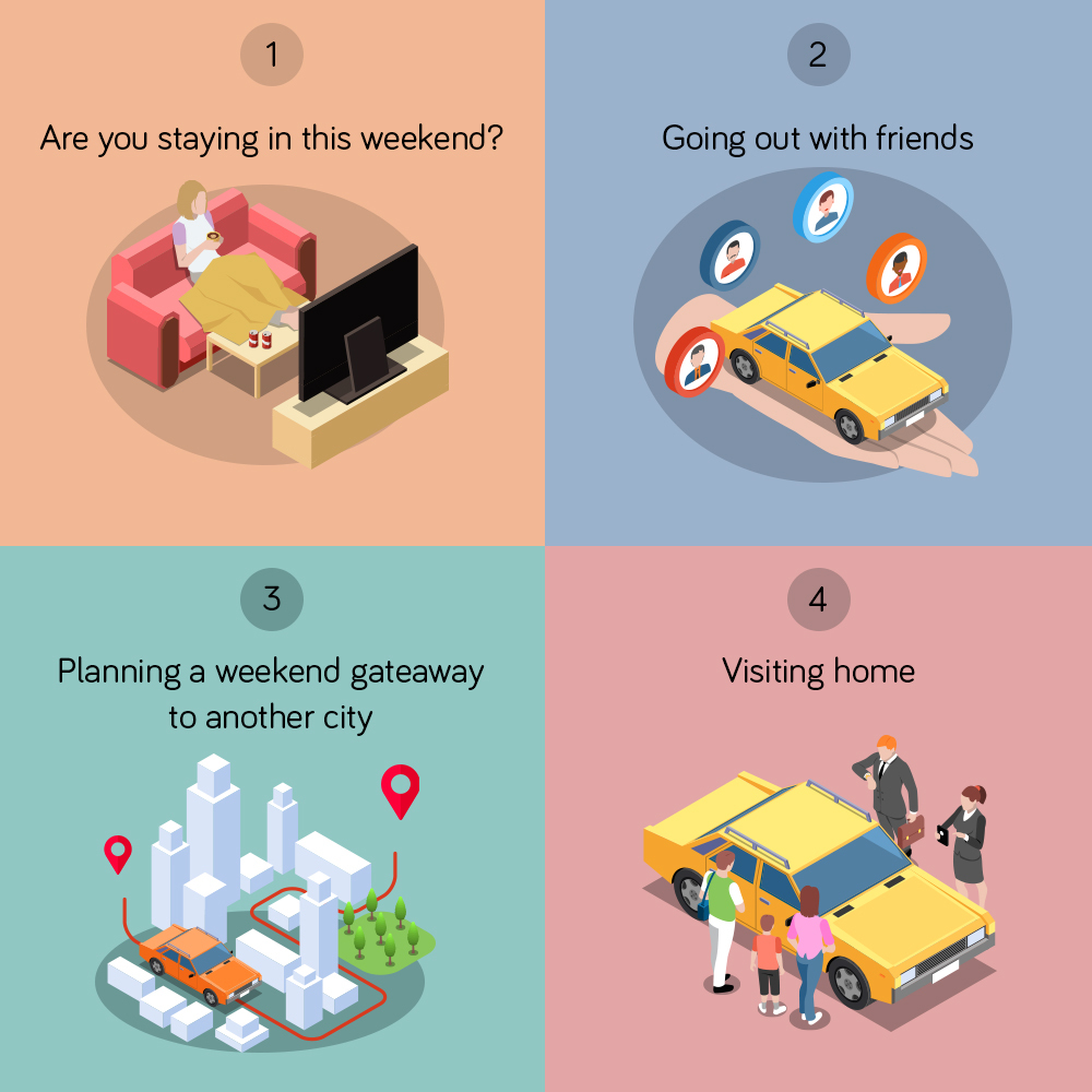 carpoolyn's tweet photo. Tell us how you are spending your weekend! We know we are going out of city using Carpoolyn! 🚕😃

#carpool #carpoolpakistan #carpoolahore #carpoolislamabad #carpoolkarachi #Rideshare #ridesharepakistan https://t.co/6QfMe1EgRI