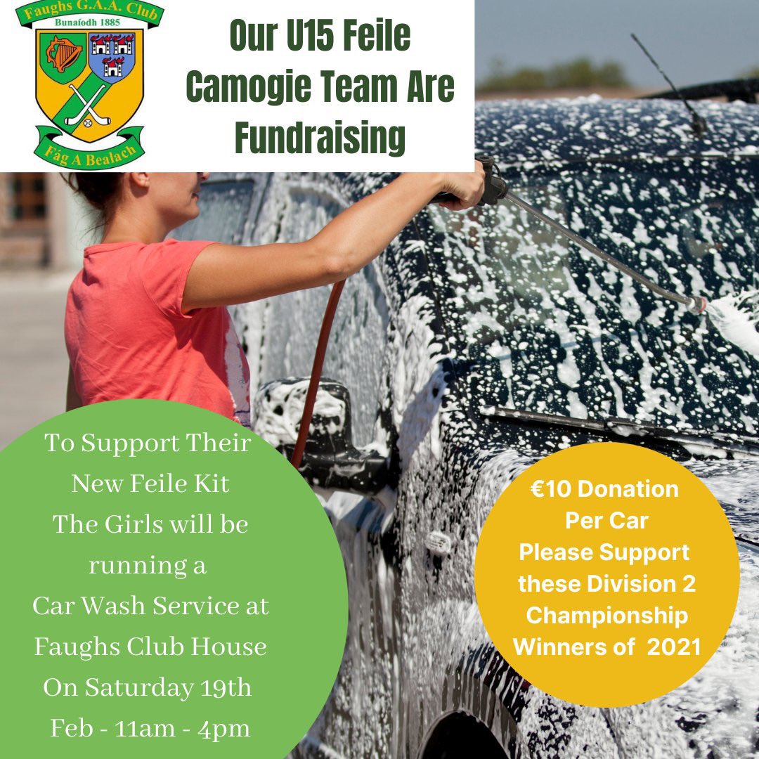 Save the Date - Sat 19th Feb from 11am to 4pm #feilefundraiser #u15camogie