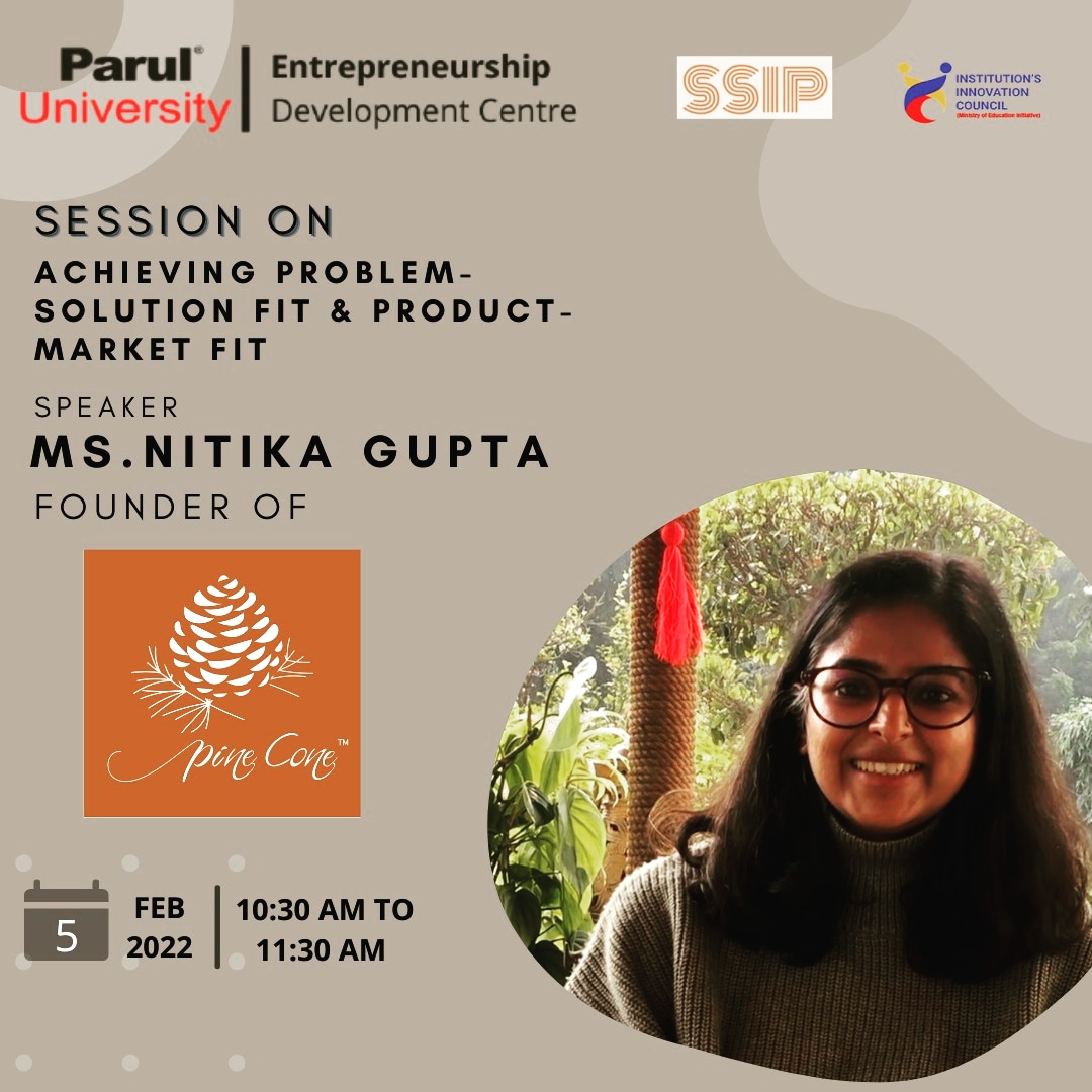edc_pu's tweet photo. This Saturday EDC Startup Yatra Series brings you the most dynamic Entrepreneur Ms.Nitika Gupta founder of @pineconeindia it’s a craft based home decor initiative It celebrates the lesser known crafts of India, handmade with love by the artisans in remote parts of rural India. https://t.co/Gd7iN8u325