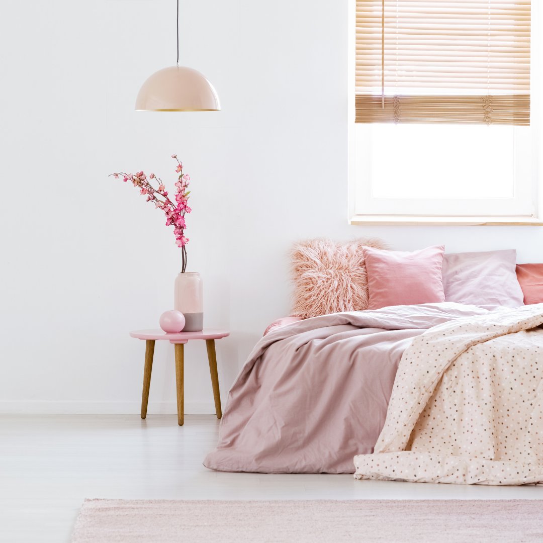 TauberRE's tweet photo. What turns a bedroom from a room with a bed into a sanctuary?

☀️ Adding window dressings to add softness and texture
🪴 Adding in life 
💡 Using several light forms

Does your bedroom feel like a relaxing space? https://t.co/Gpkq9J2004