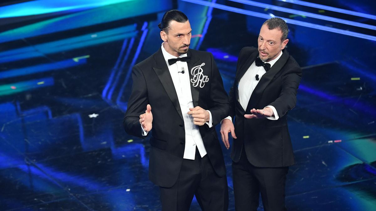 themadridzonee's tweet photo. 🟢 #Amadeus in conferenza " In accordo col Milan, Zlatan Ibrahimovic sabato tornerà sul palco di #Sanremo2022 " https://t.co/ENfxAfHkUK