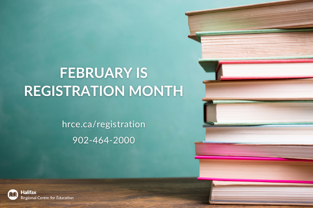 Have you registered your child for school yet?

We begin the registration process now so that schools are ready to welcome your child in September. 

Get started: hrce.ca/registration . 

FYI: children in Pre-Primary do not need to re-register for Primary.