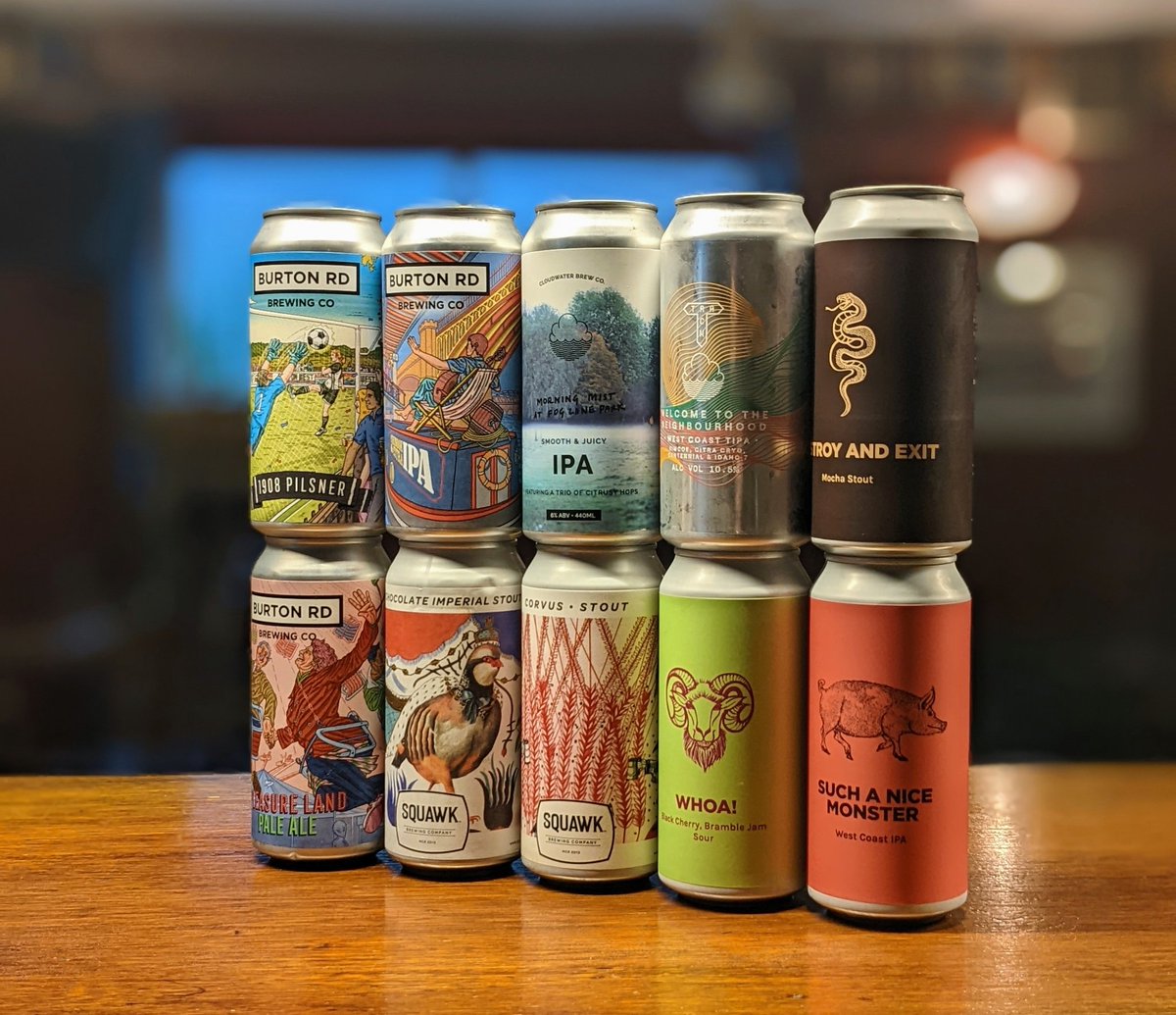 Cans, cans, cans! As always we're well stocked from local brewers for the weekend 🍺 Open from 4pm Friday & Saturday 🤩 #withington