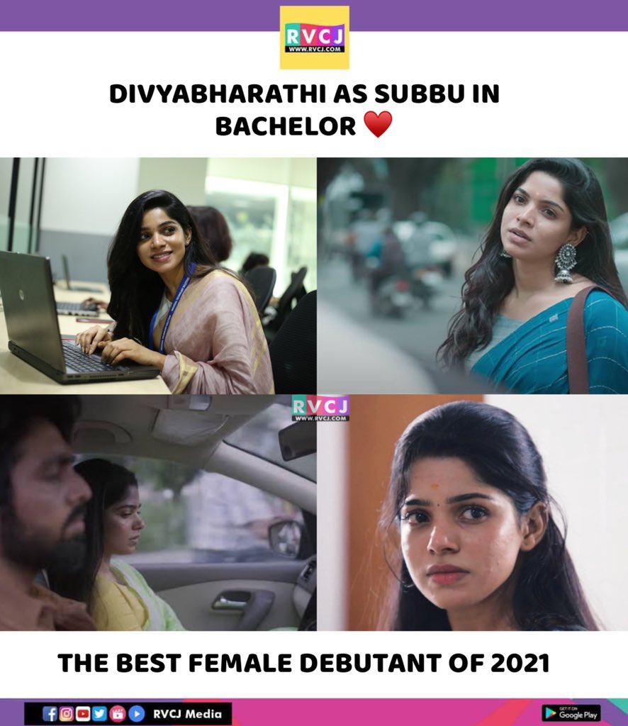 Best debut ❤️ @divyabarti2801 
#bachelormovie #divyabharathi #subbu #kollywood #tamilactress #kollywoodactress #rvcjmovies