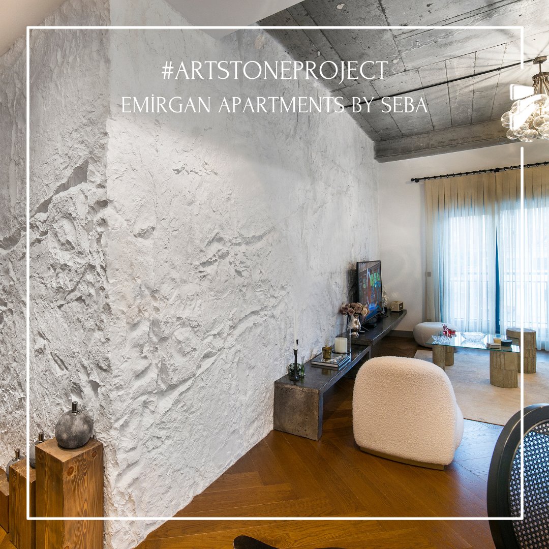 dressyourwall's tweet photo. #ARTSTONEPROJE: @sebainsaat'ın butik Emirgan Apartments projesinde, Artstone'un inovatif çizgilerle tasarladığı yenilikçi serisinin dikkat çeken üyelerinden #Roca duvar paneli tercih edilerek minimal ve modern tasarım algısı güçlendirilirken... https://t.co/TGSB0FW5zW