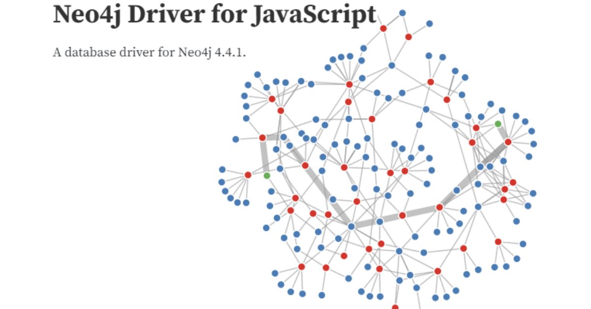 Have you seen the Neo4j Driver for JavaScript? 💥

okt.to/v5qksH

#neo4j #twin4j #graphdatabase #javascript