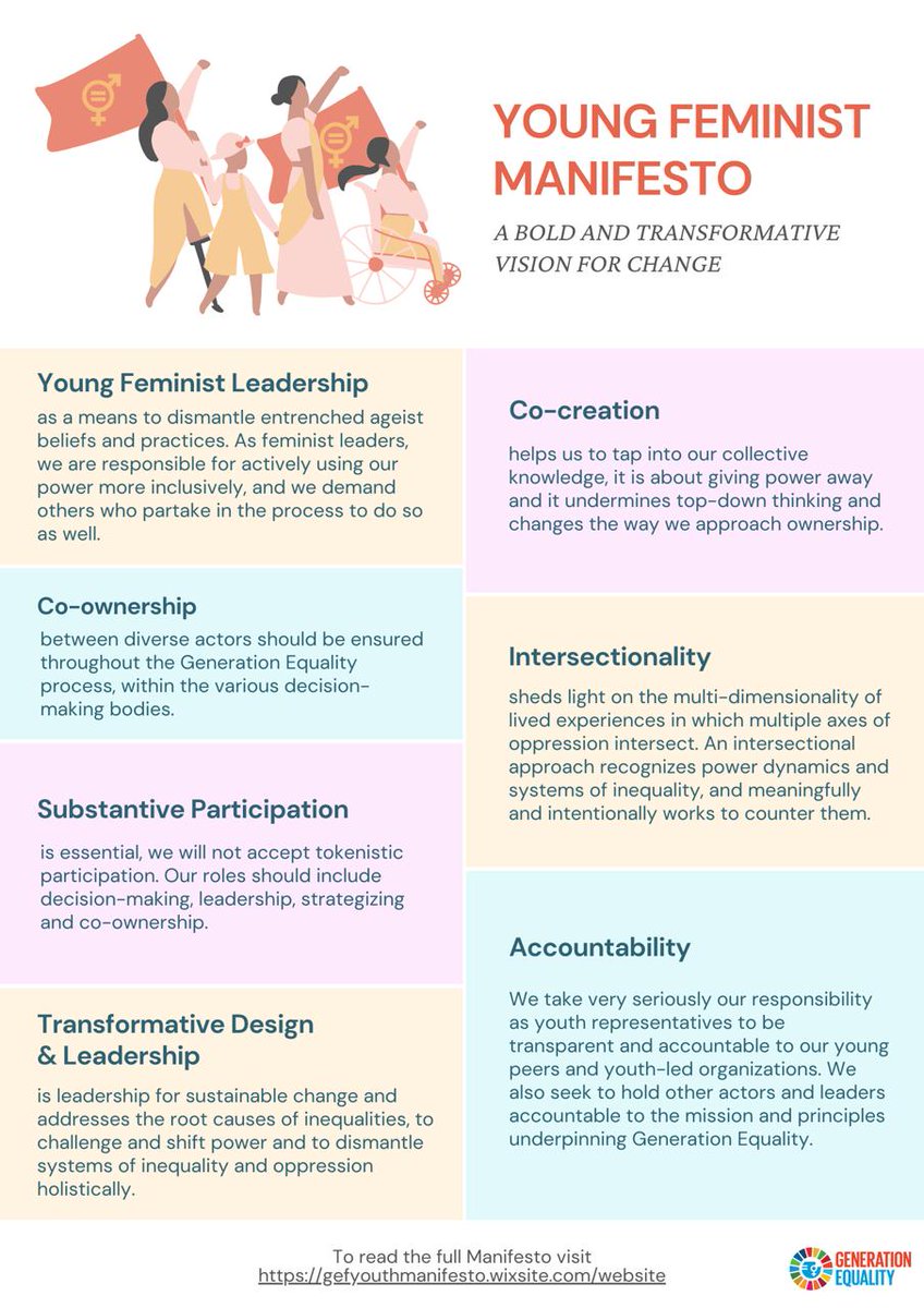 Time for #CSW66 to take heed of the #YoungFeministManifesto  and adopt these in the methods of work 

#UnmuteCivilSociety
#UnmuteCSW66 #UnmuteYouth