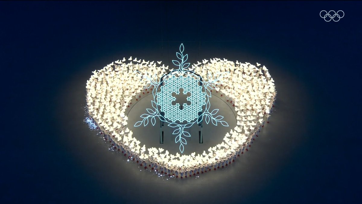THEY FORMED A HEART. 🤍

#StrongerTogether | #OpeningCeremony