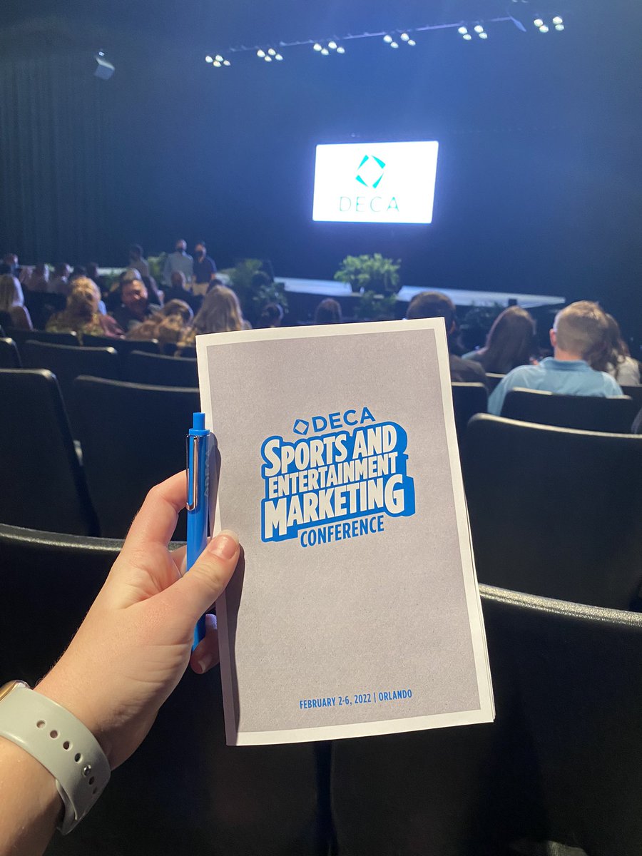 NC_DECA's tweet photo. Loving #DECASEM!! So many amazing speakers, excited for day two! #NCDECA #Team78 #SEM #SportsMarketing #Orlando https://t.co/mrErjaaOs9