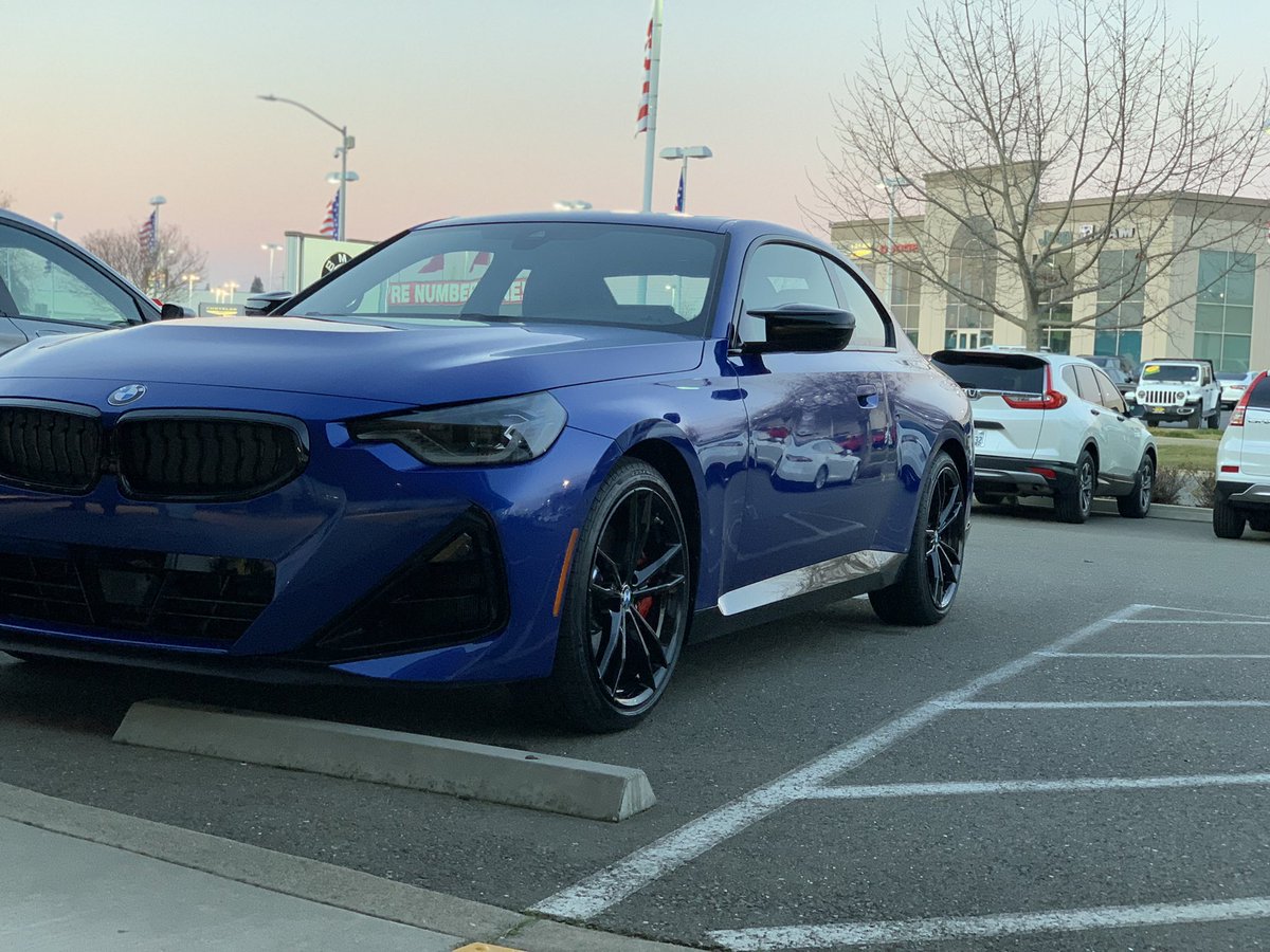 thomaschoon's tweet image. I’ve wanted a 2 door coupé since I was 15, and I finally got one. I’m so happy and the car is just as good as the reviews say #M240i