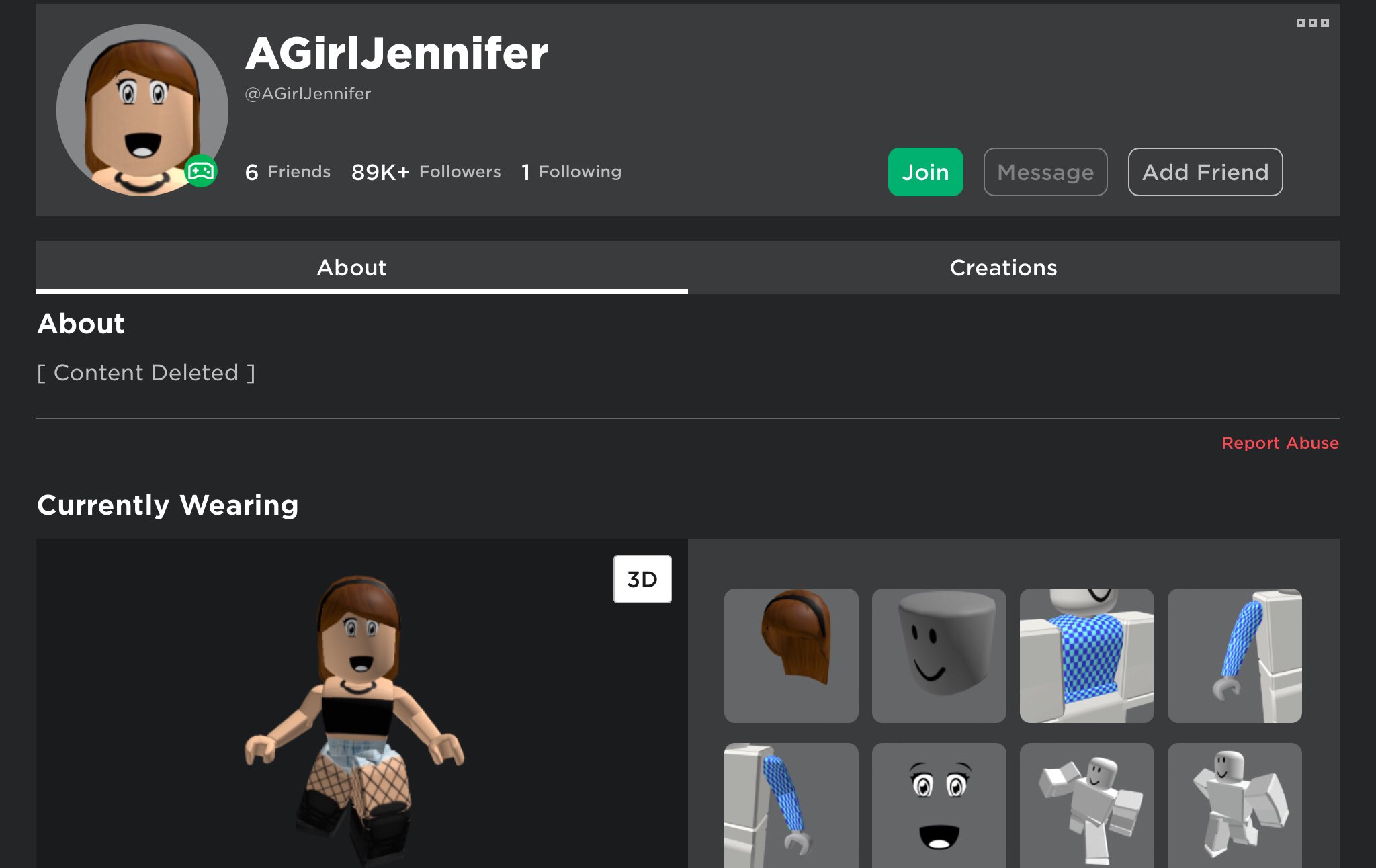 AGirlJennifer Place Jenna Roblox Hacker - Roblox