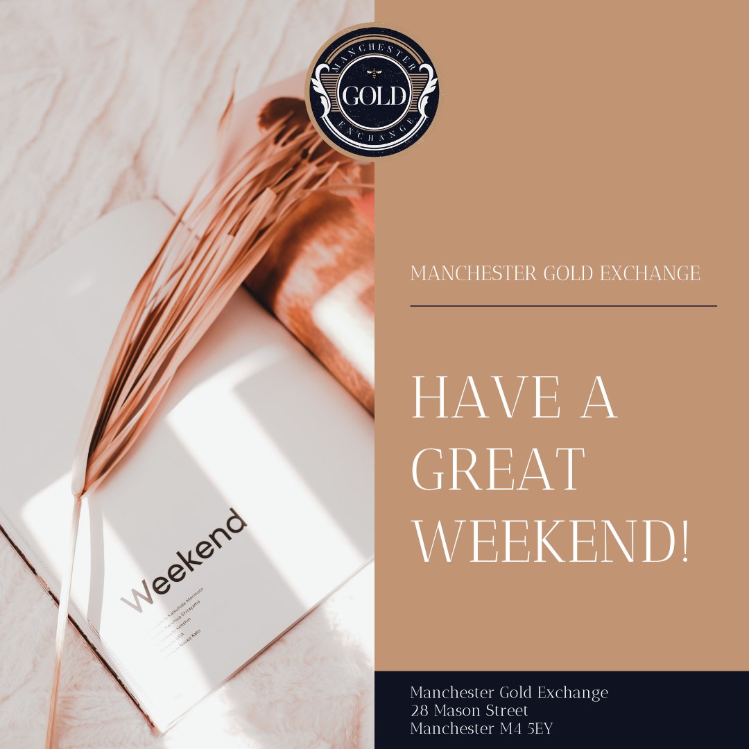 Our team here at Manchester Exchange wanted to wish you a fantastic weekend!

#goldexchange #manchestergoldexchange #gold #sellyourgold #goldjewellery