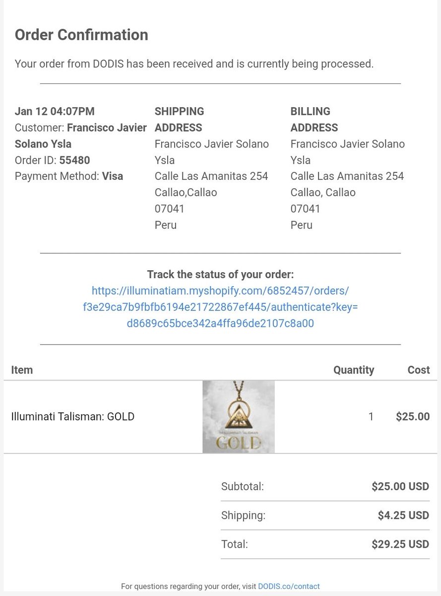 fraja76's tweet photo. @Tiffany_M_Roa @ILLUMINATIAM Waiting for it to arrive in Peru, but the Dodis website does not work. https://t.co/zOhPTAqCv4