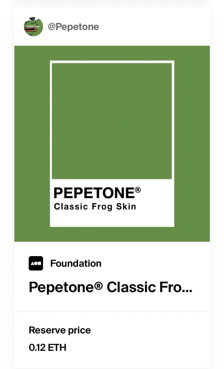 Pepetone® tweet media
