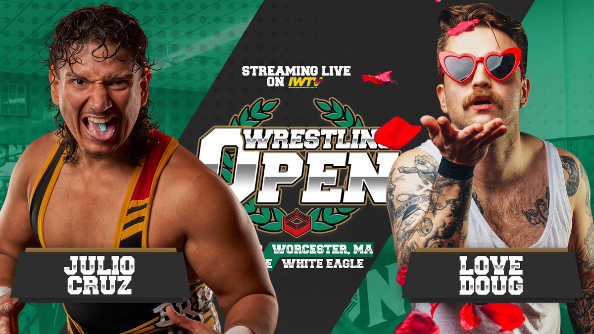 JCruz_Pro's tweet photo. Catch the replay of @WrestlingOpen episode 5! Only on @indiewrestling
Mullet vs Mullet
.
.
.
#WrestlingOpen #iwtv #brickcityboyz #latinspice #jcruz #lovedoug https://t.co/r5PHgUhAhJ