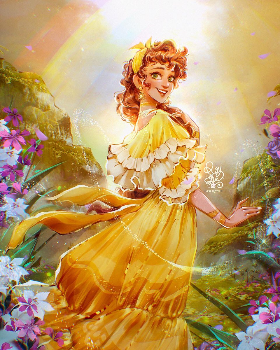 🌩🌥⛈☀️🌈🌤🌧🌦
As many of you requested, Pepa is the next character of our current series.

#PEPAMADRIGAL #Encanto 
#encantofanart #MadrigalFamily