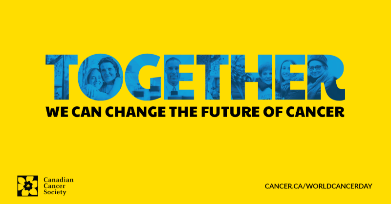 cancersociety's tweet photo. The pandemic has had far-reaching effects on those affected by cancer – and it will continue to in the months and years to come. On #WorldCancerDay, join us in supporting people with cancer and their caregivers by sharing your voice. Together, we can change the future of cancer.