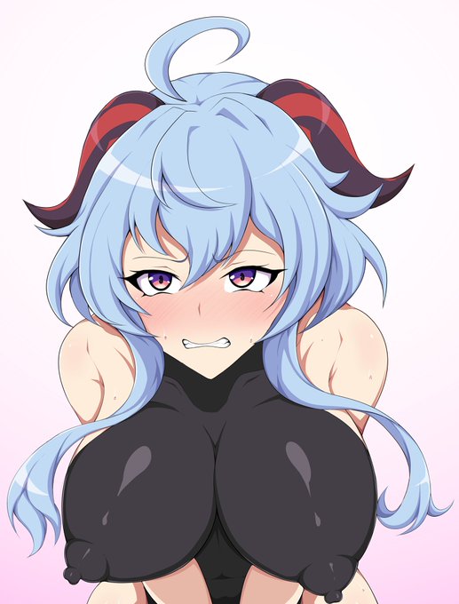 ひょっとこフェラが描きたくなったので甘雨ちゃん 