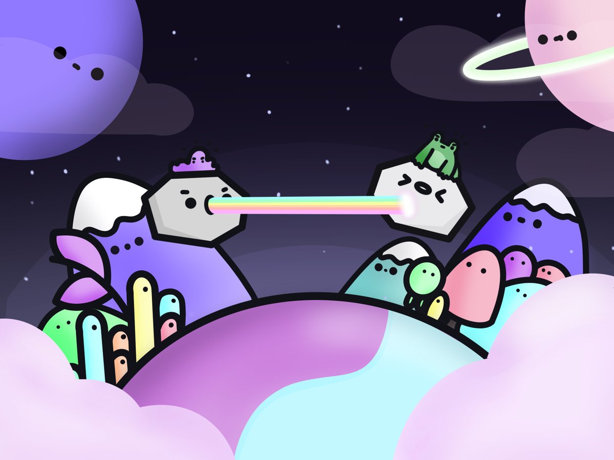 SuperRocksNFT's tweet photo. BIG NEWS! 🔥 The World of Super Rocks #1 was transferred to SR collectors! 🥳 Please check your wallet under the "hidden tab" 💜 

☕️ "500 years ago, when the Rocks detained most of the Gem power amongst all creatures... " (read the rest in link on the next tweet)

#NFTProject https://t.co/owyaKvIaU2