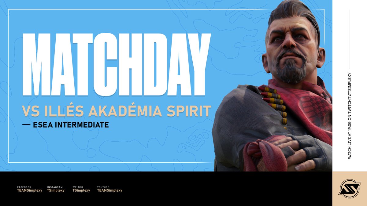 Ready for our first match! 👀

🏆ESEA Intermediate
⏰19:00 CET
⚔️@IlleSpirit
🗺️de_inferno
📺TSimplexy
🎙️<a href="/ElnilsonG/">Elnilson | Realm Architect</a>

Wish our team goodluck in their first match!💪

#CSGO #ESEA #TSITogether