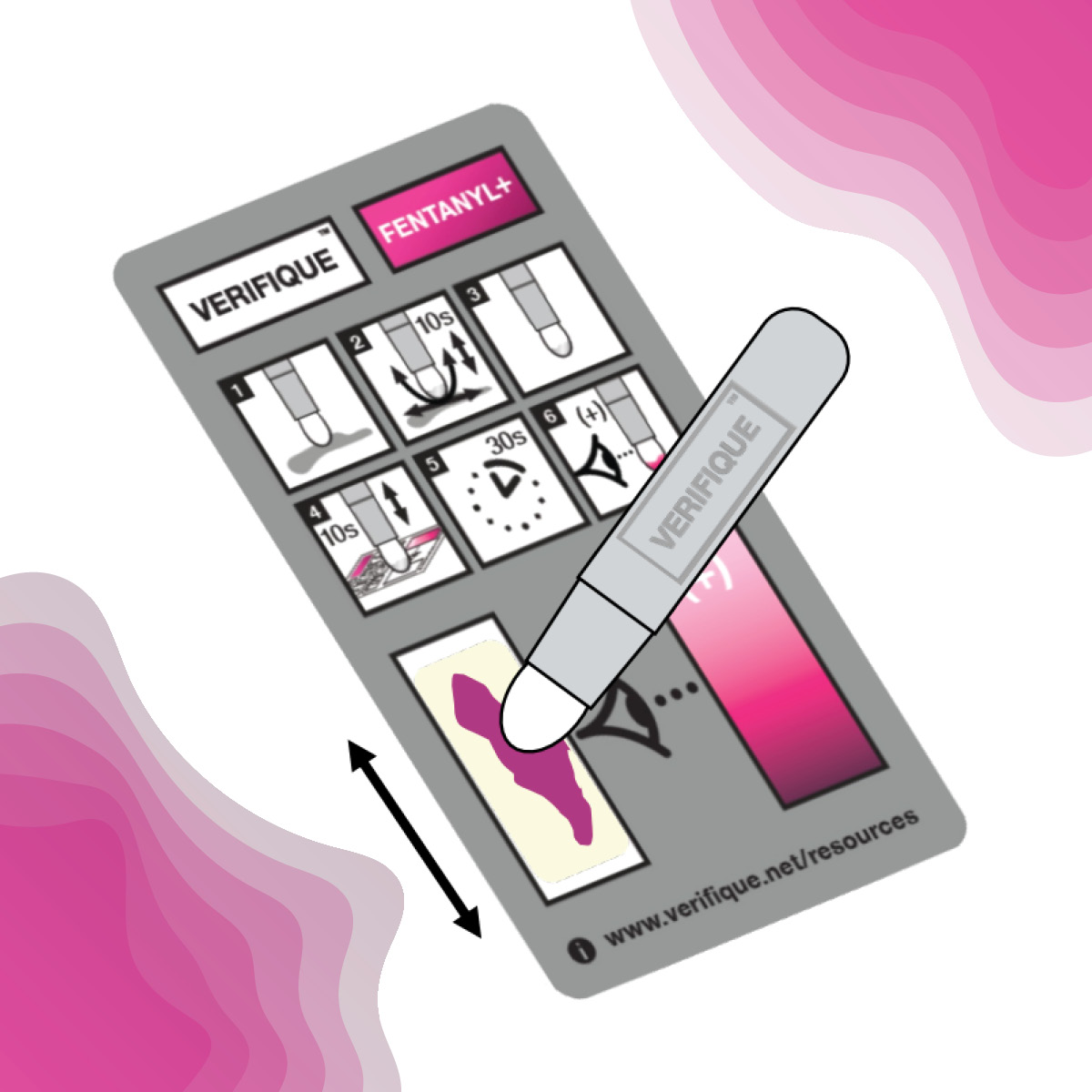 The Verifique Fentanyl Test Kit is a simple, single-use test kit designed to detect fentanyl in many samples, including pills, powders, vape pens and surfaces. 
Learn more: verifique.net